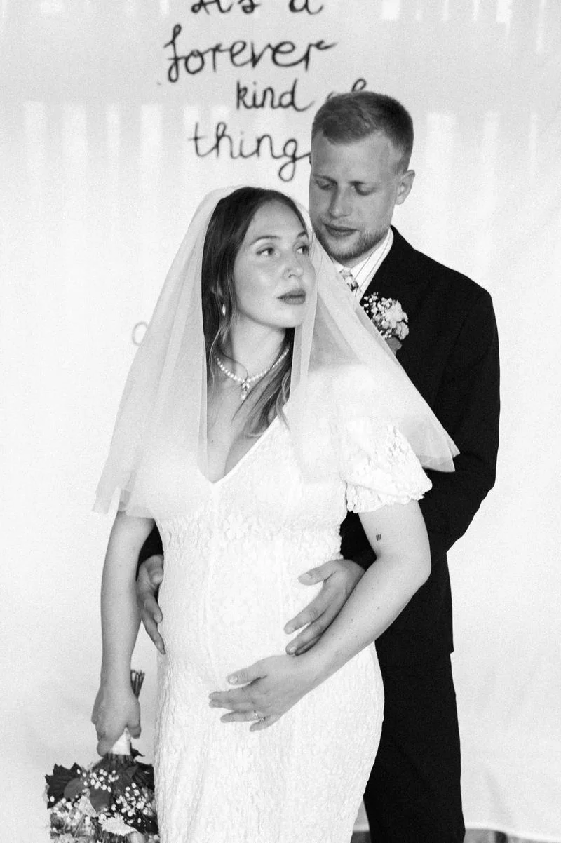 Brautpaar bei Hochzeit in Frankfurt