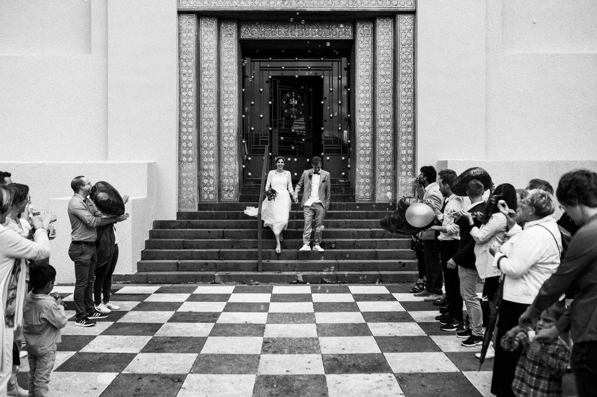 Brautpaar am Hochzeitsturm Darmstadt