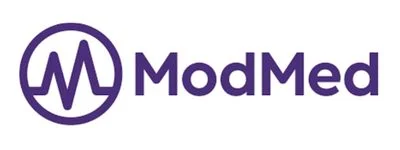 ModMed logo with a stylized 'M' in a circle followed by the text ModMed in purple.