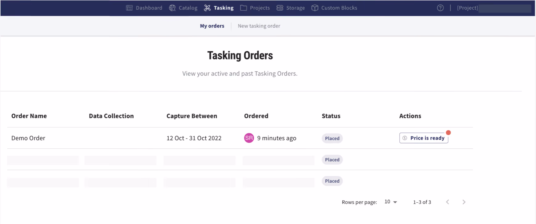 New Tasking Orders