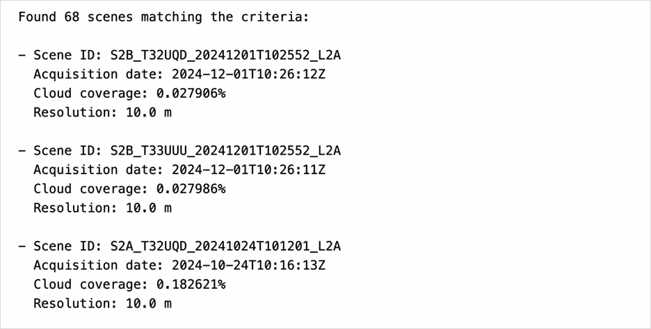 Quicklooks screenshot