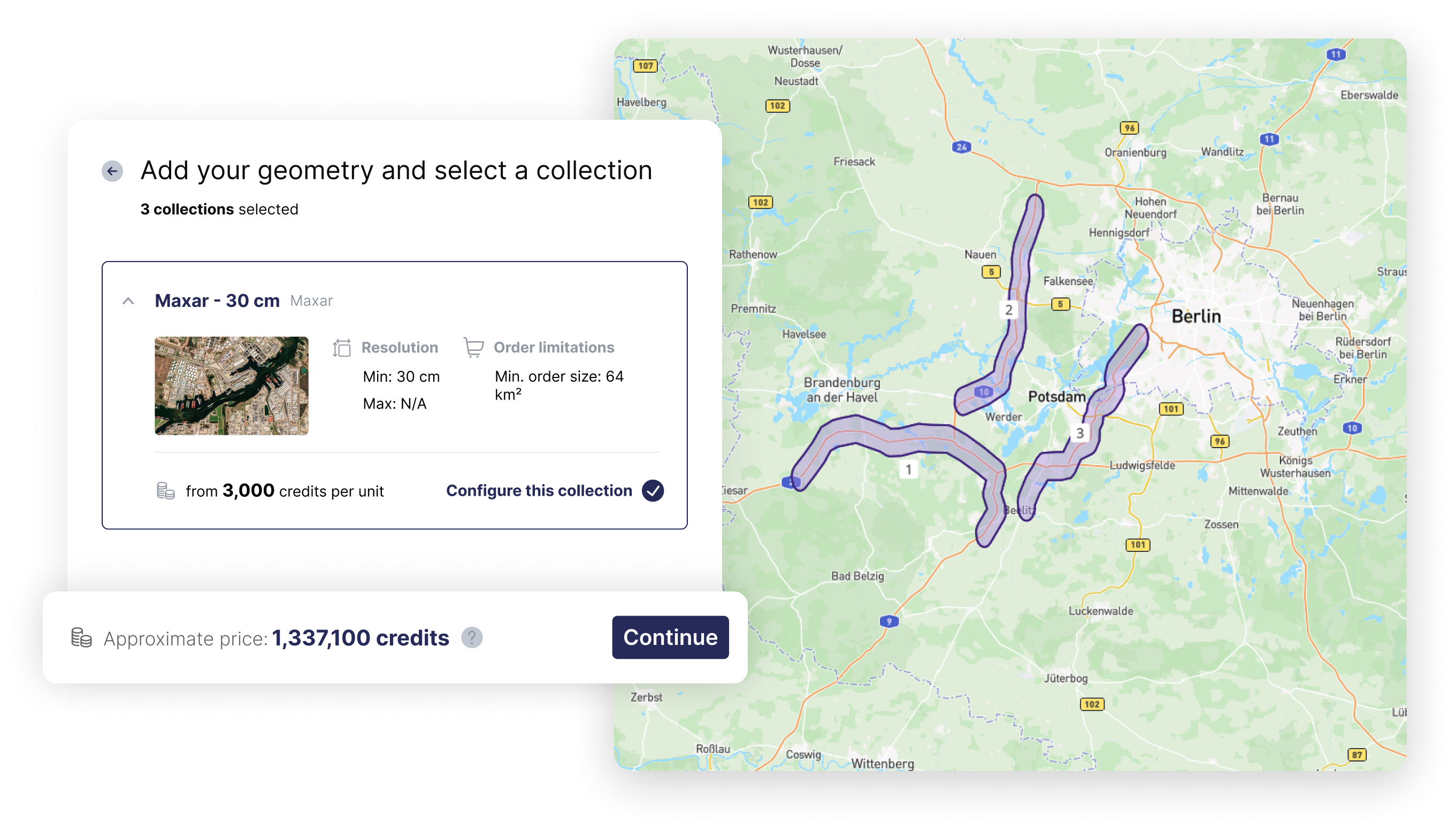Tasking - Maxar price estimations