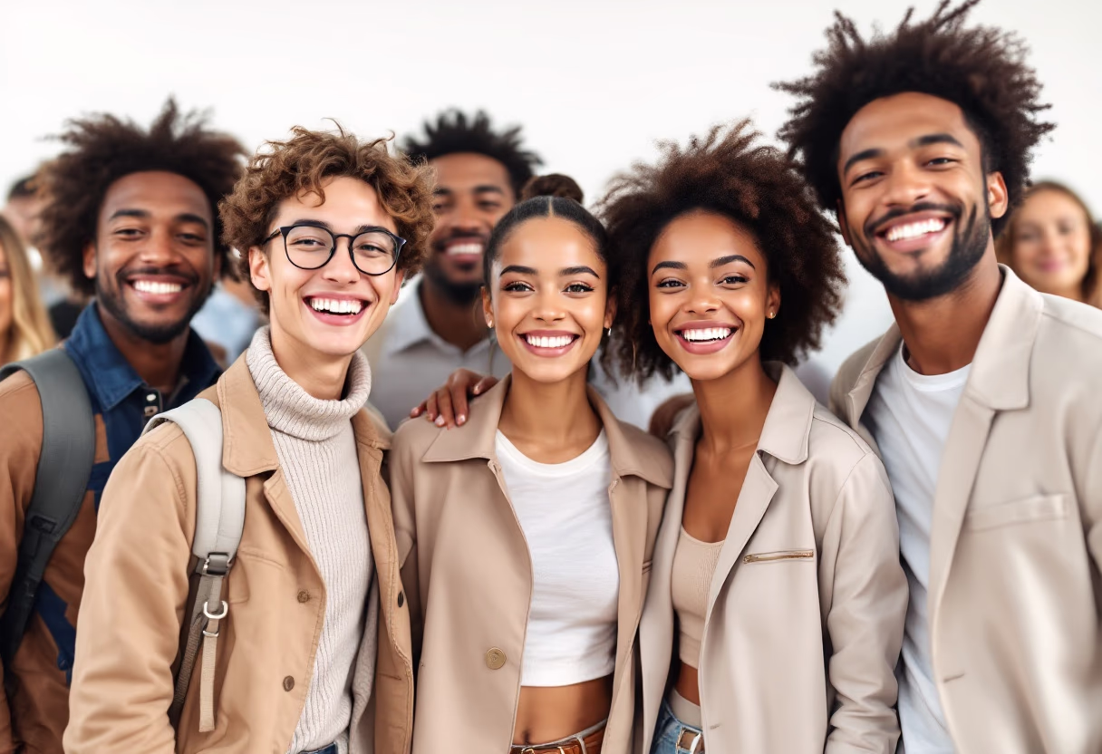 image of students during welcome week at a university