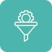 Icon representing workflow diagnosis and hidden bottlenecks