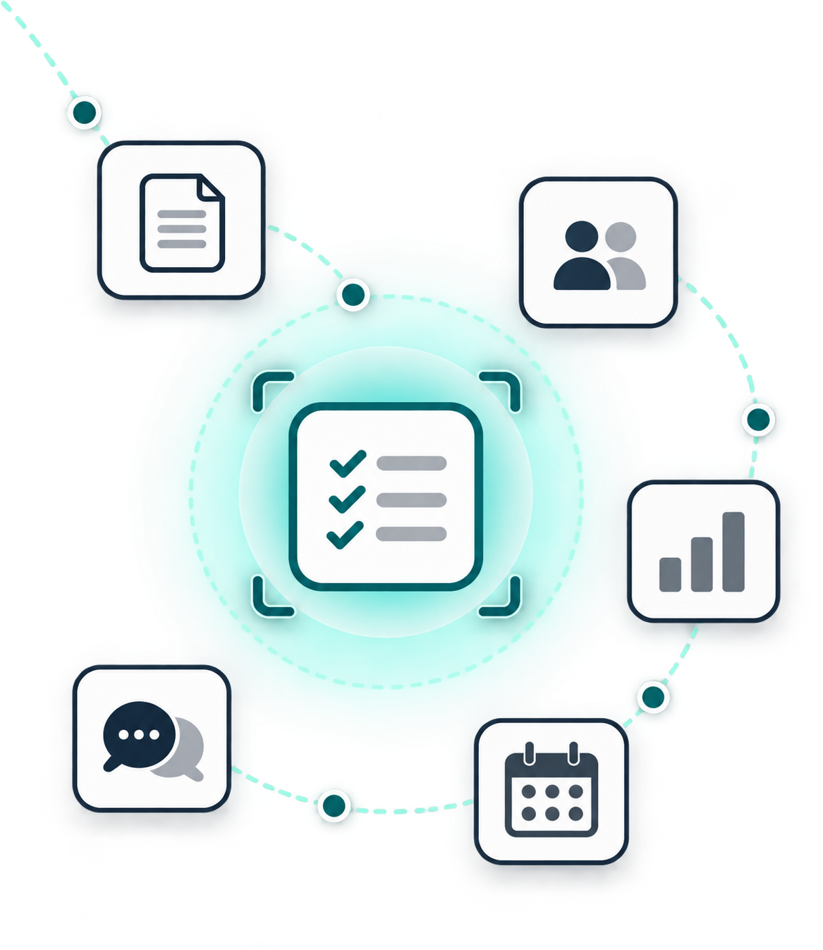 Business owner working at a desk with a laptop, representing workflow clarity, operational structure, and confident decision-making.