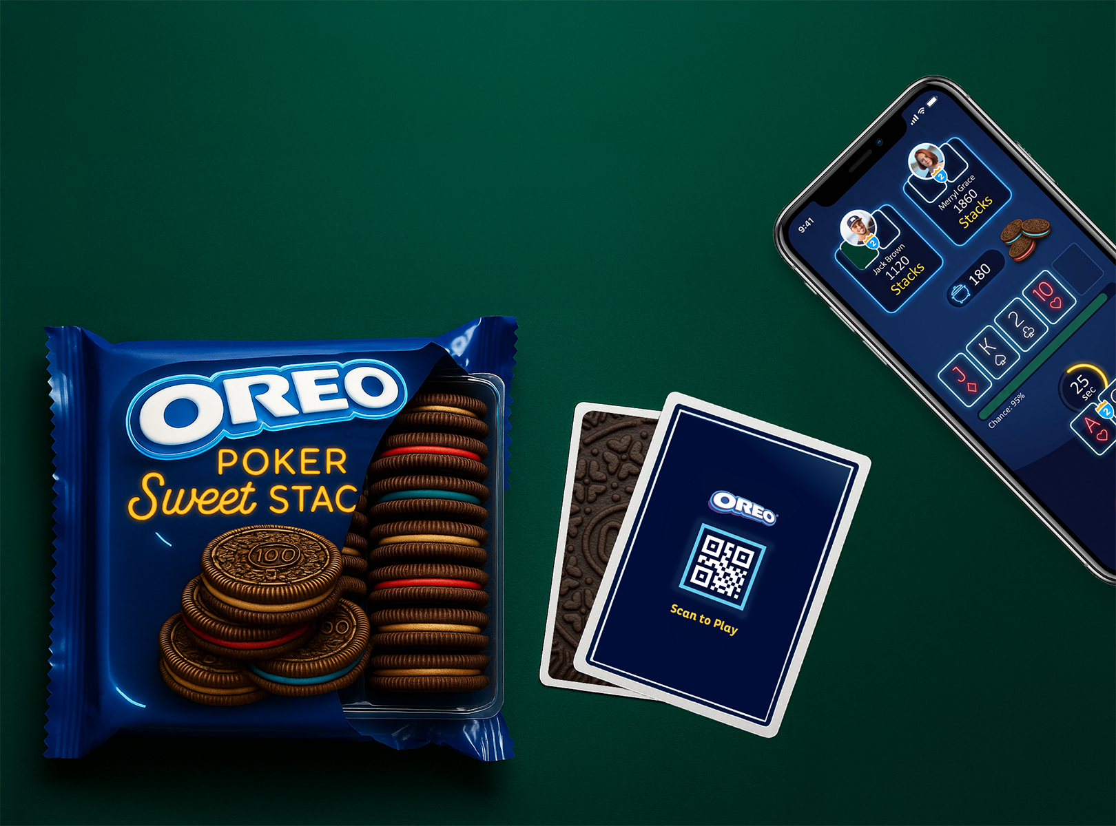 Oreo package opened
