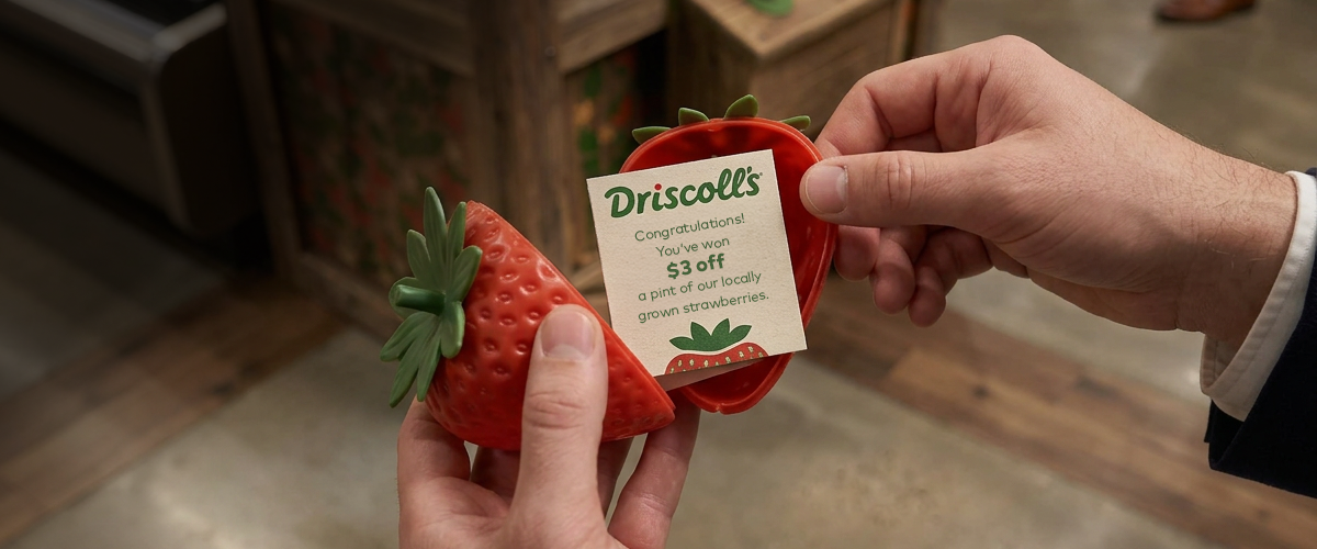 Driscoll's strawberry token desktop