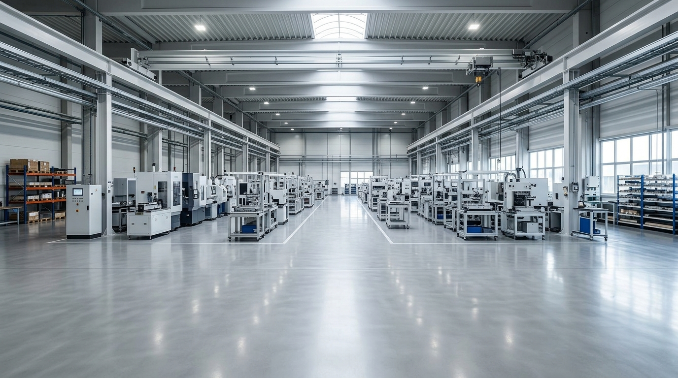 Tidy, well-maintained manufacturing facility