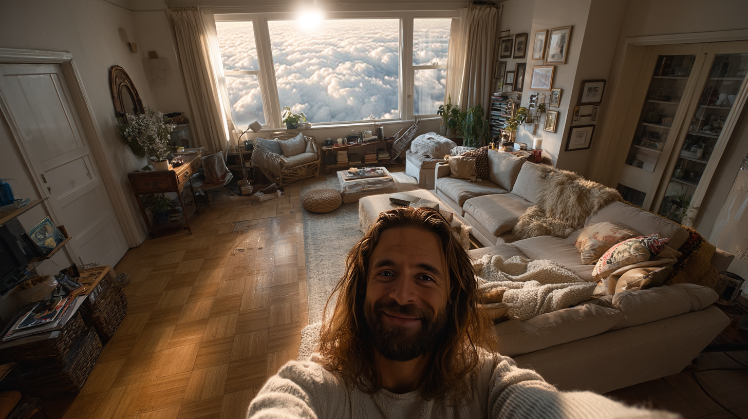 Jesus at home, daily check-in