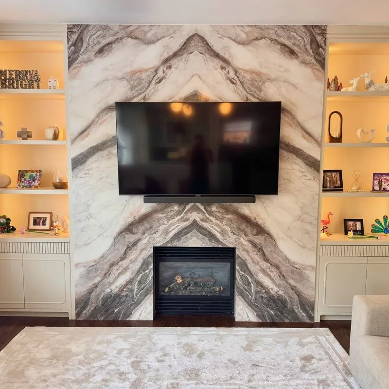 Finished basement renovation project by Desire Basements in the Greater Toronto Area