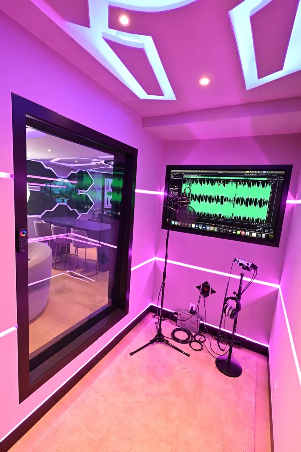 Vocal booth at Sickick Studio