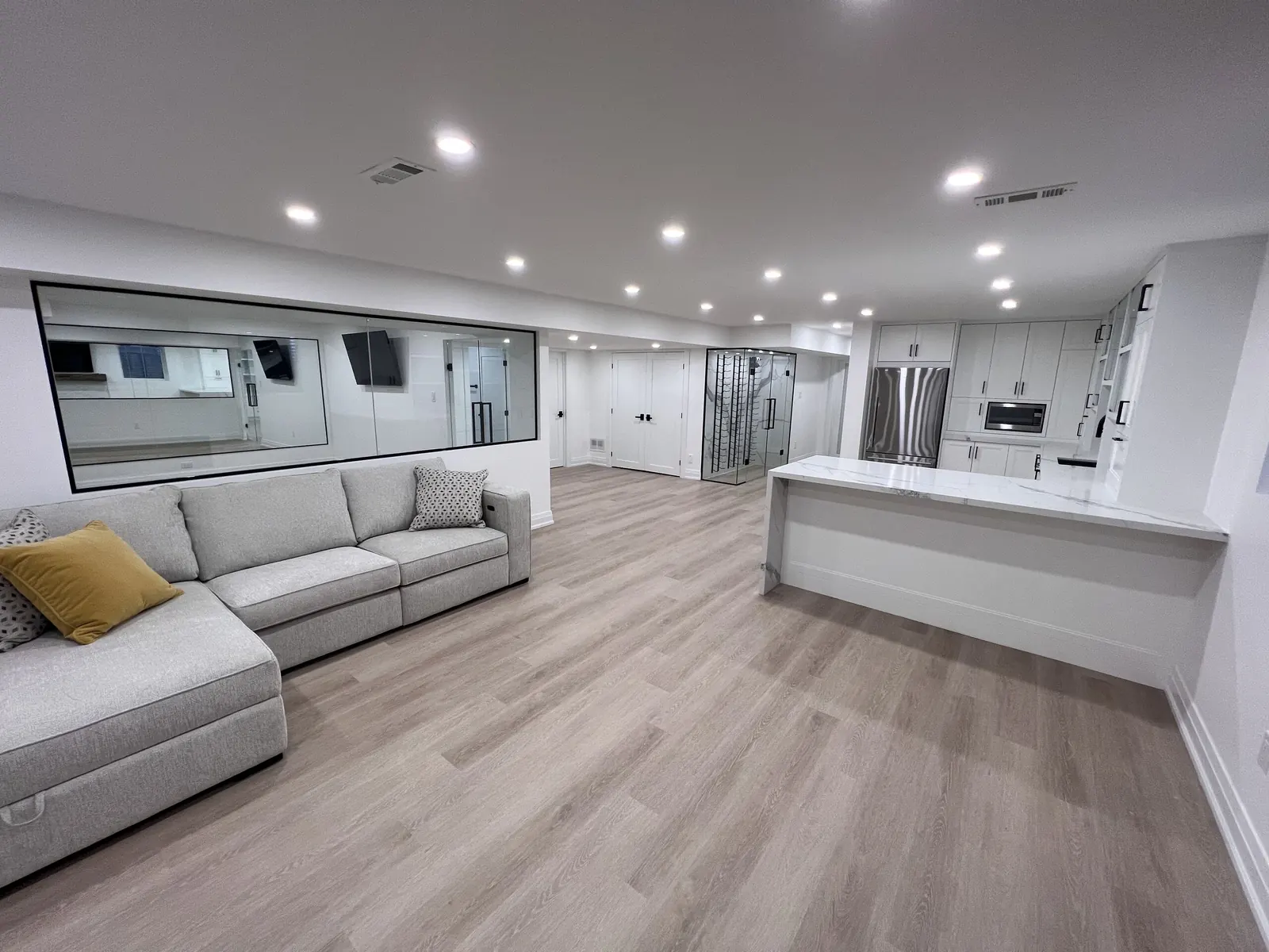 Finished basement, whole-home renovation in the GTA by Desire Basements