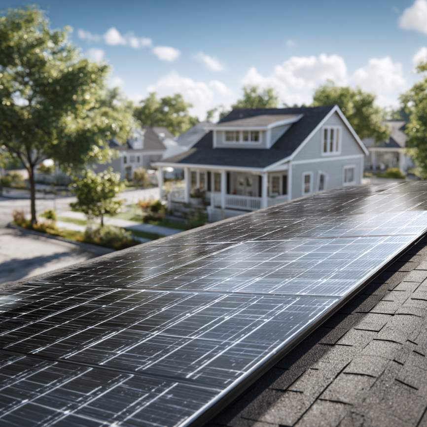 Solar Panel and Shingle Roof Replacement in Golden, CO