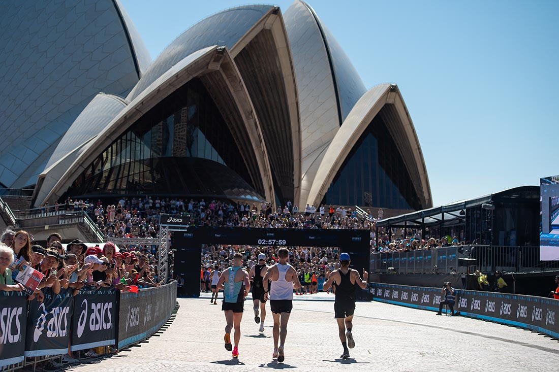 Sydney Opera House and harbour at the TCS Sydney Marathon