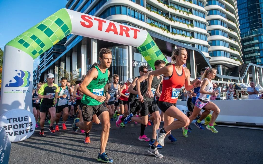Runners at BBBRun in Wentworth Point