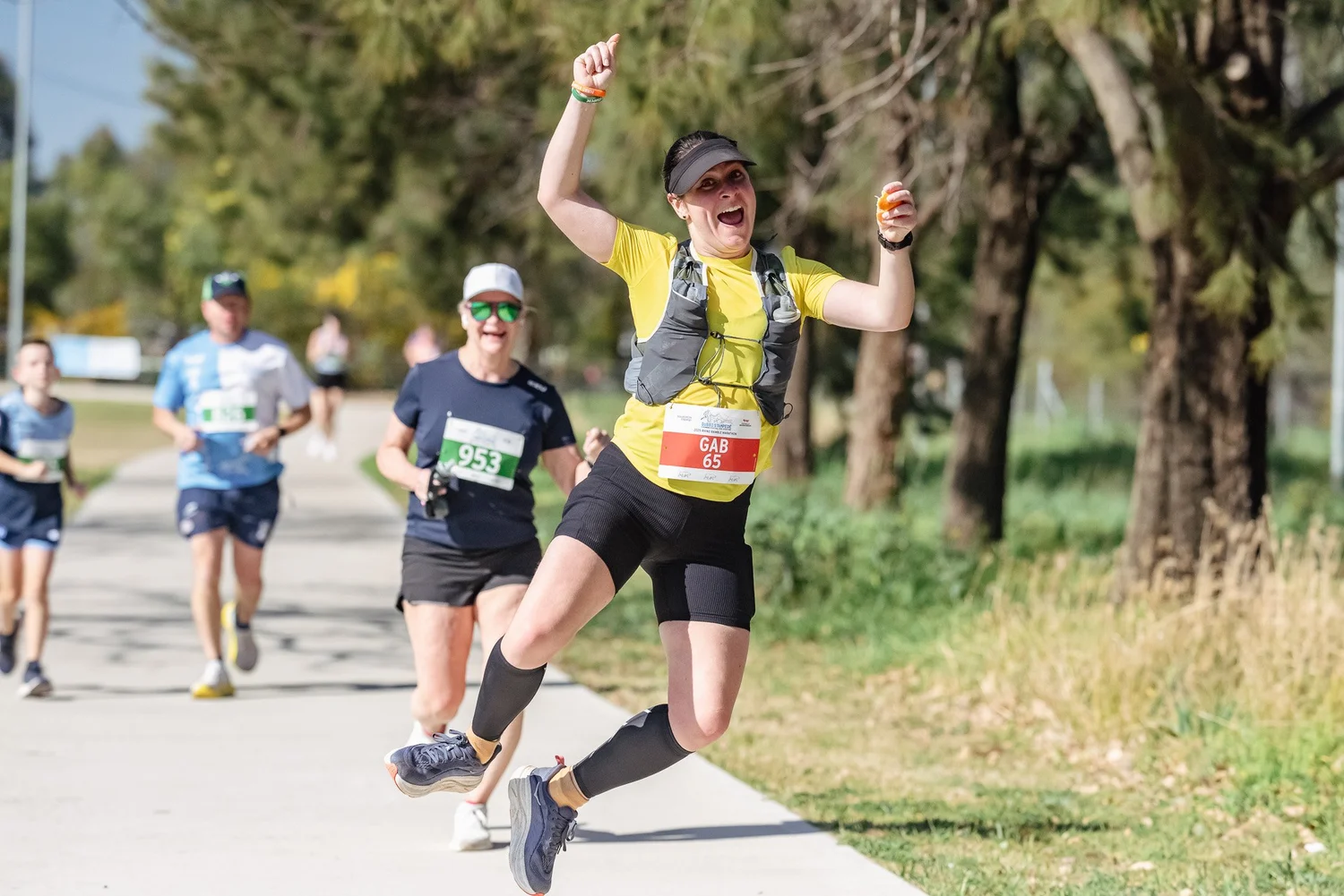 Runners at the Dubbo Stampede Running Festival
