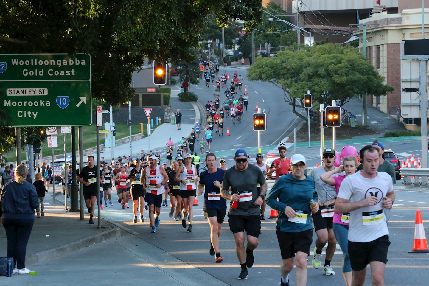 Runners at the Brisbane Marathon Festival