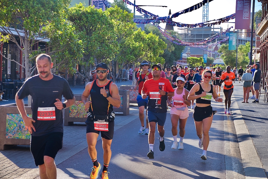 Runners at the Revo Fitness Fremantle Running Festival