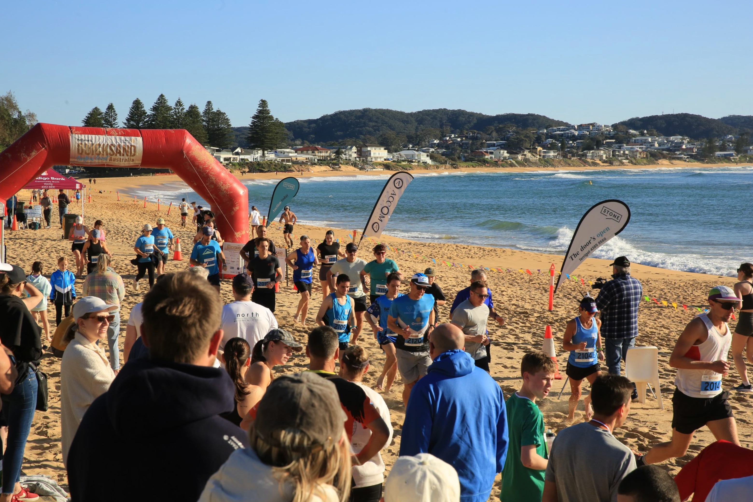 Pat Farmer's Quicksand Australia, an endurance run starting at Terrigal