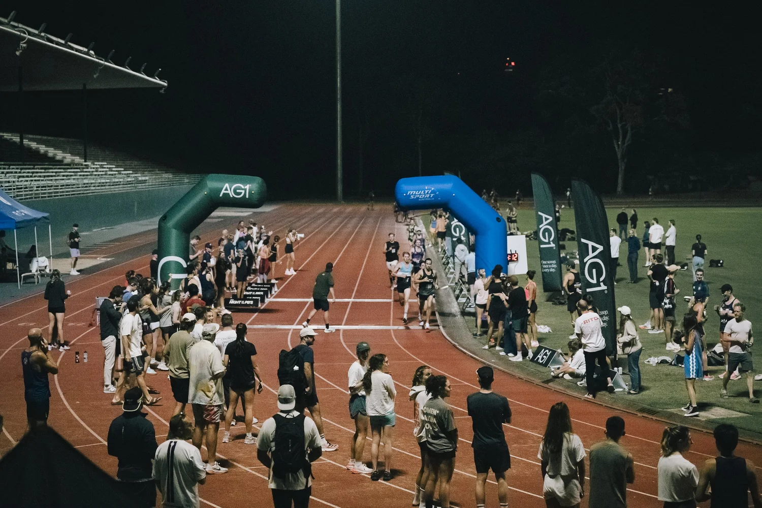 Track racing under lights at Night of the PBs