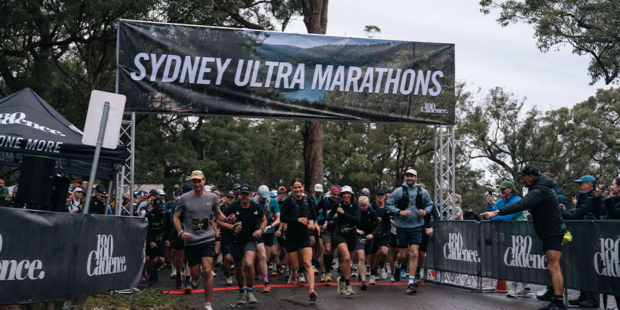 Runners at Sydney Ultra Marathons in St Ives