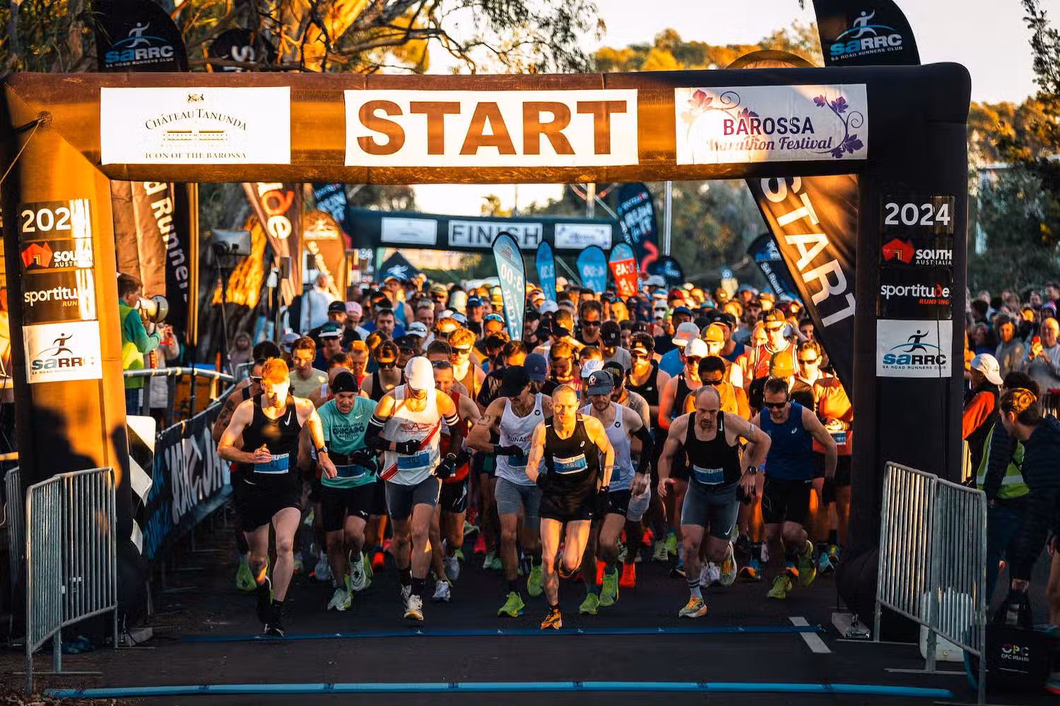 Barossa Marathon Festival at Tanunda in the Barossa Valley