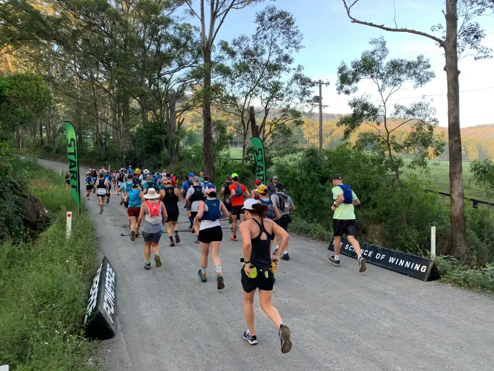 The Southern Rail Trail course near Leongatha, Victoria