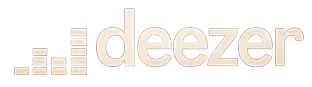 Deezer logo with stylized bar graph to the left of the text.