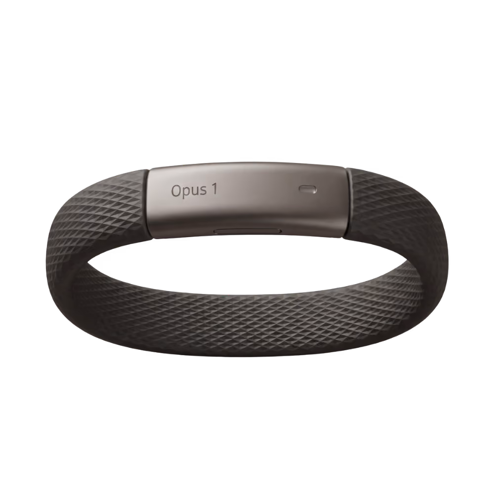 Bracelet Nagome, finition tressée kaki et module en titane