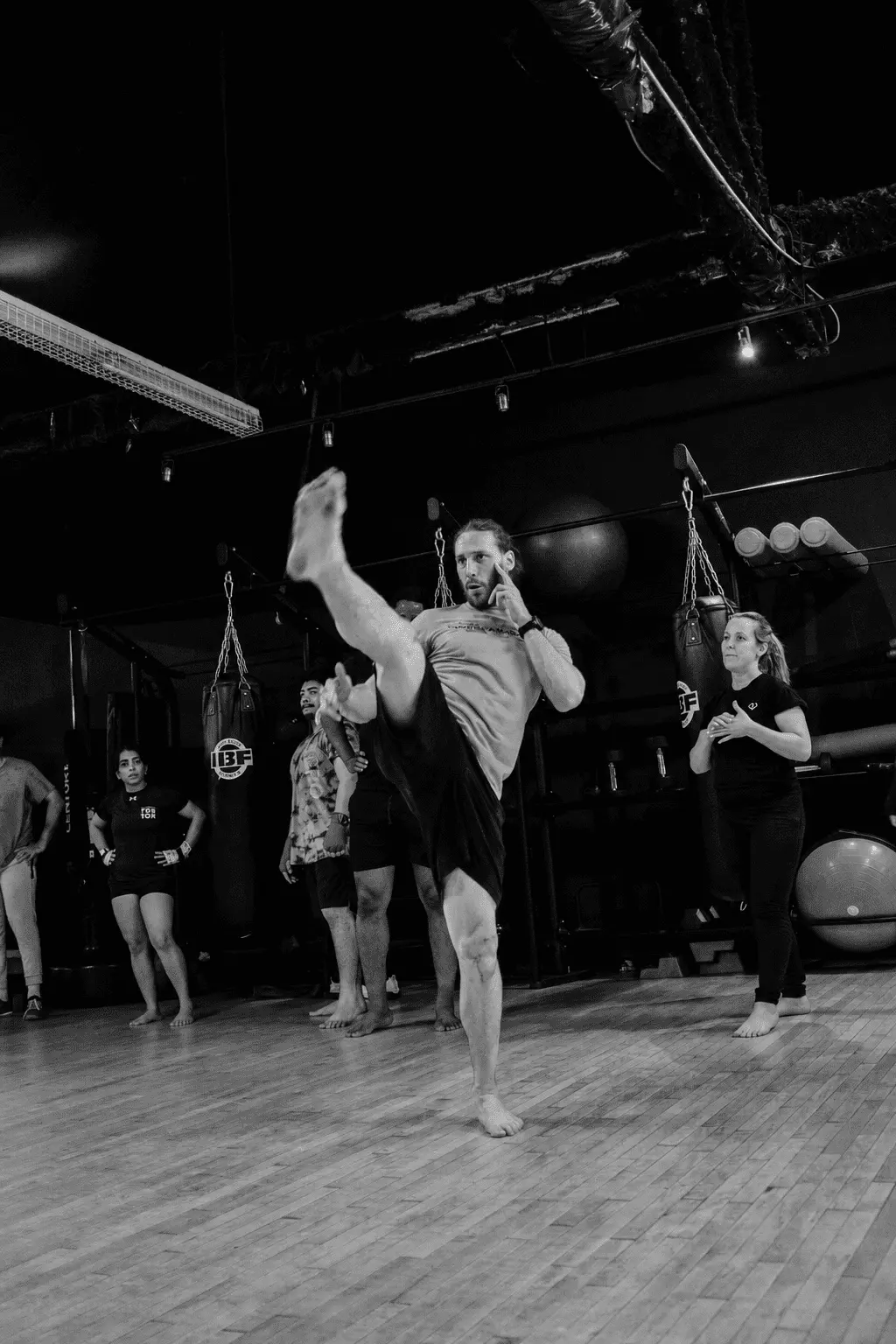 image of group class in action (for a gym)