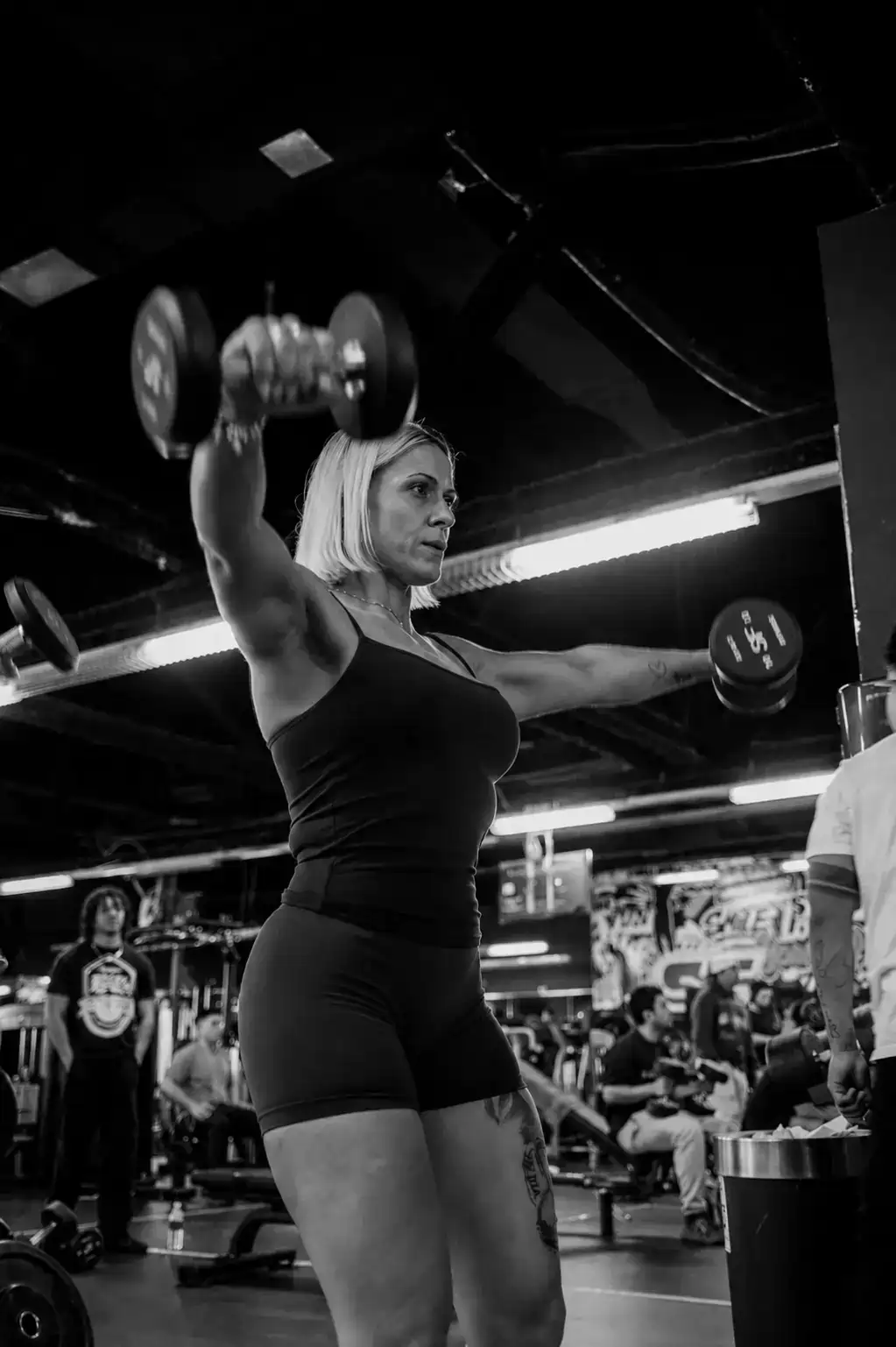 image of people working out