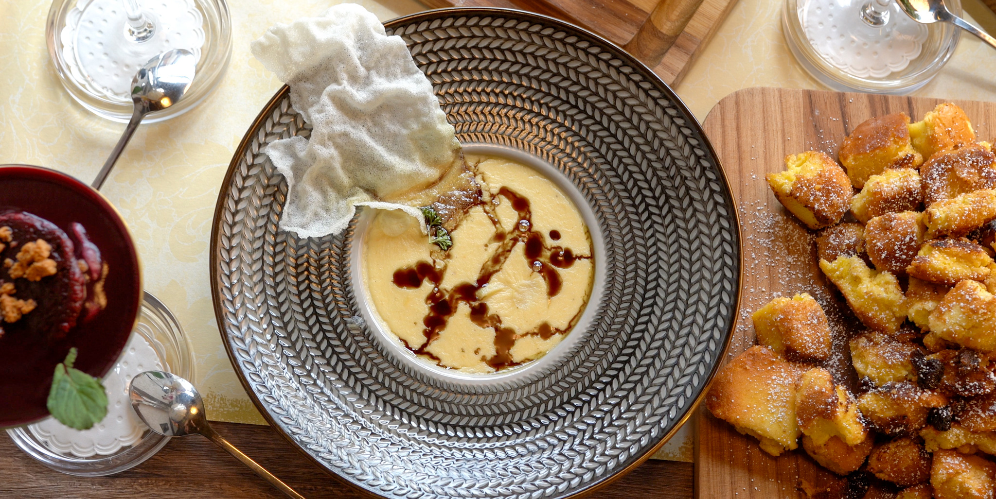Heide-Spargel-Cremesuppe im Schnitzelhus Rotenburg