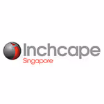 Inchcape Singapore logo with a 3D black and red sphere icon.