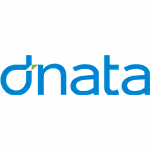 dnata company logo in blue lowercase letters.
