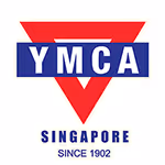 YMCA Singapore logo with red triangle and text since 1902.