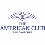 The American Club Singapore logo with an eagle above the text.