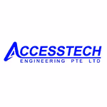 AccessTech Engineering PTE LTD company logo in blue text on white background.