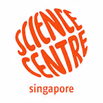 Orange Science Centre Singapore logo with stylized text inside a circle shape.