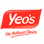 Yeo's brand logo with the slogan The Natural Choice in red and white colors.