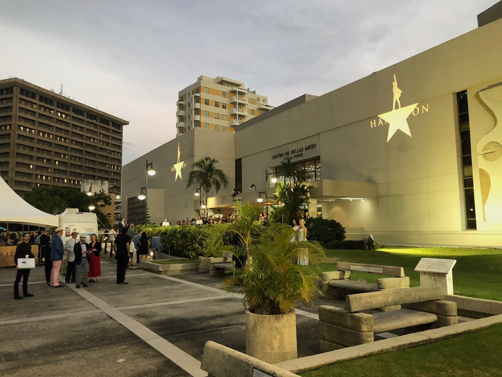 Hamilton marquee, Puerto Rico