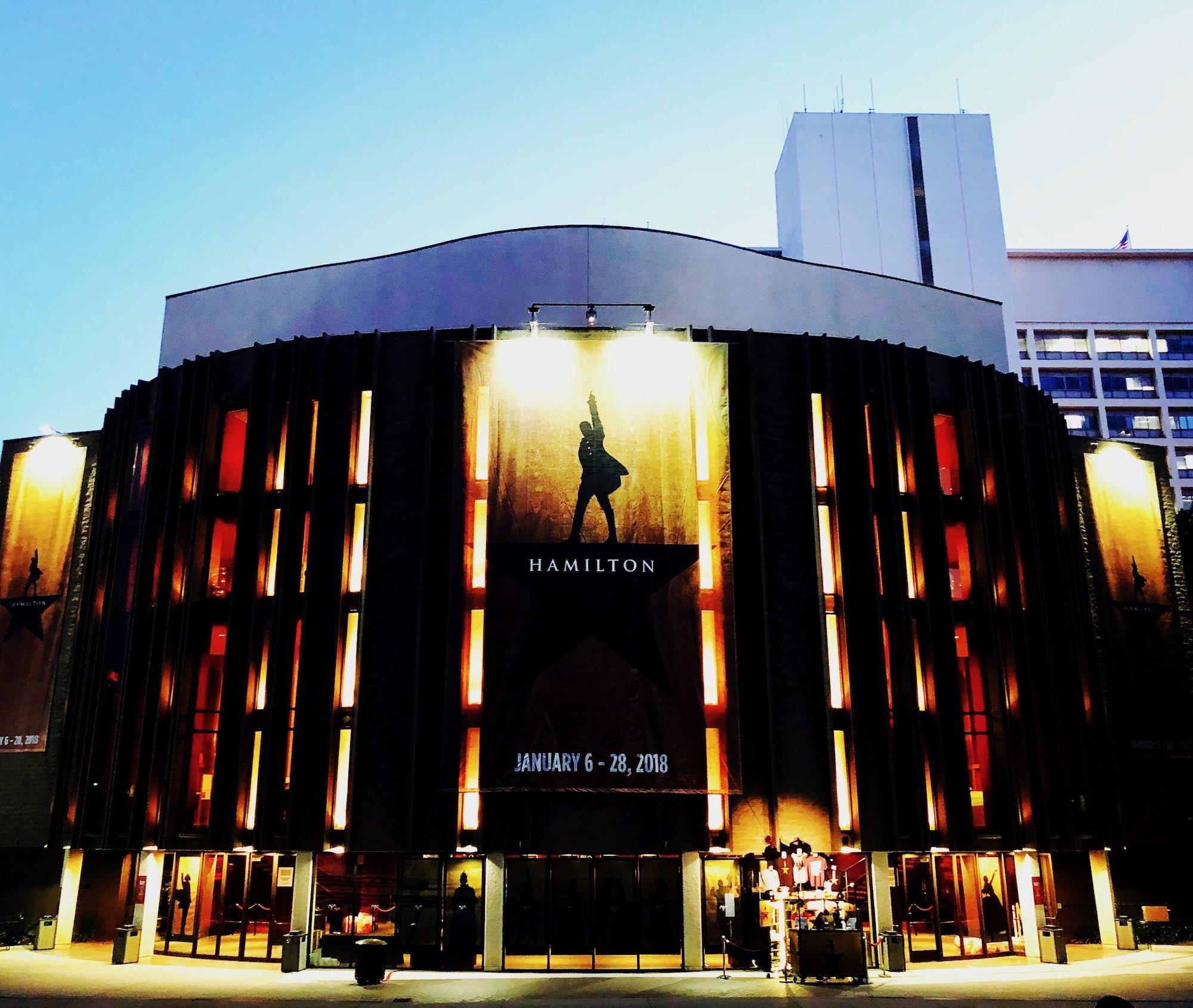 Hamilton marquee, San Diego