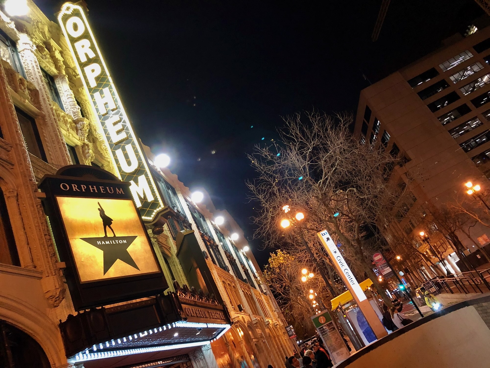 Hamilton marquee, San Francisco