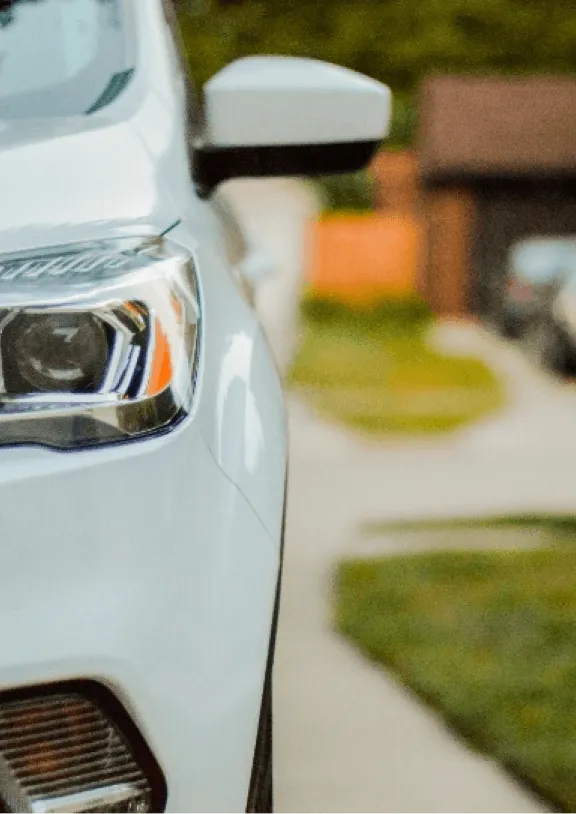 White car