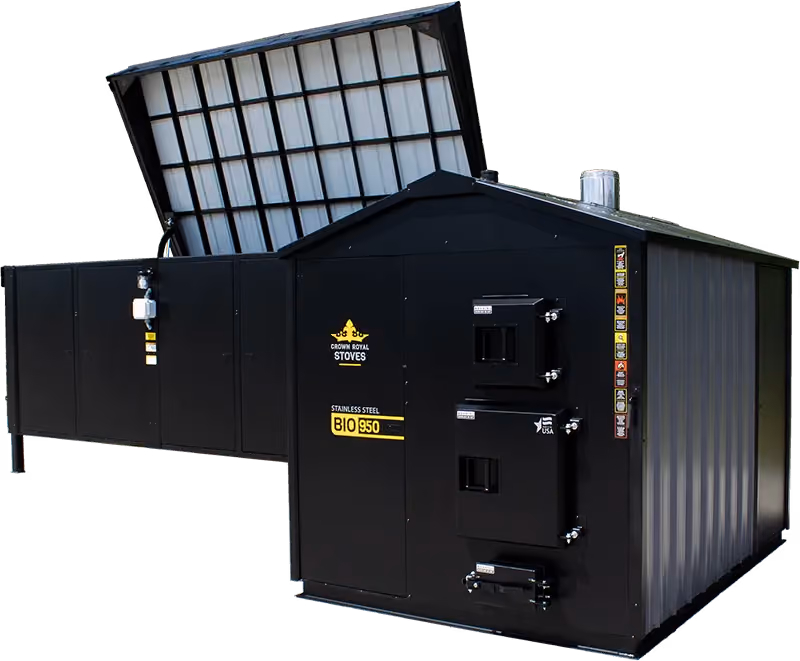 Crown Royal Biomass Series Bio950 commercial outdoor furnace