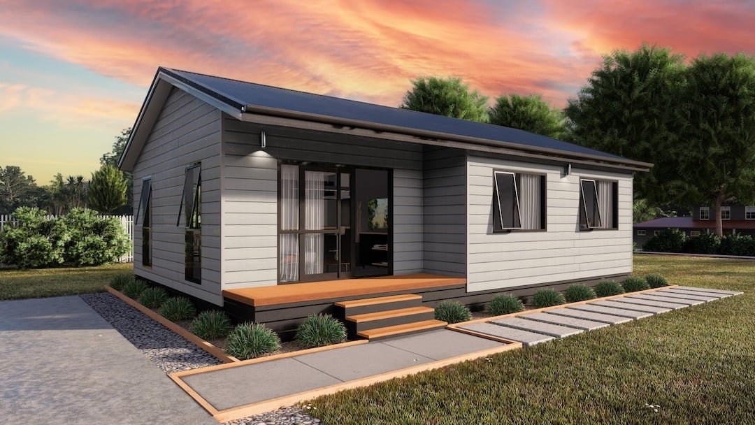 A 2 bedroom sleepout perfect for granny flat requirements