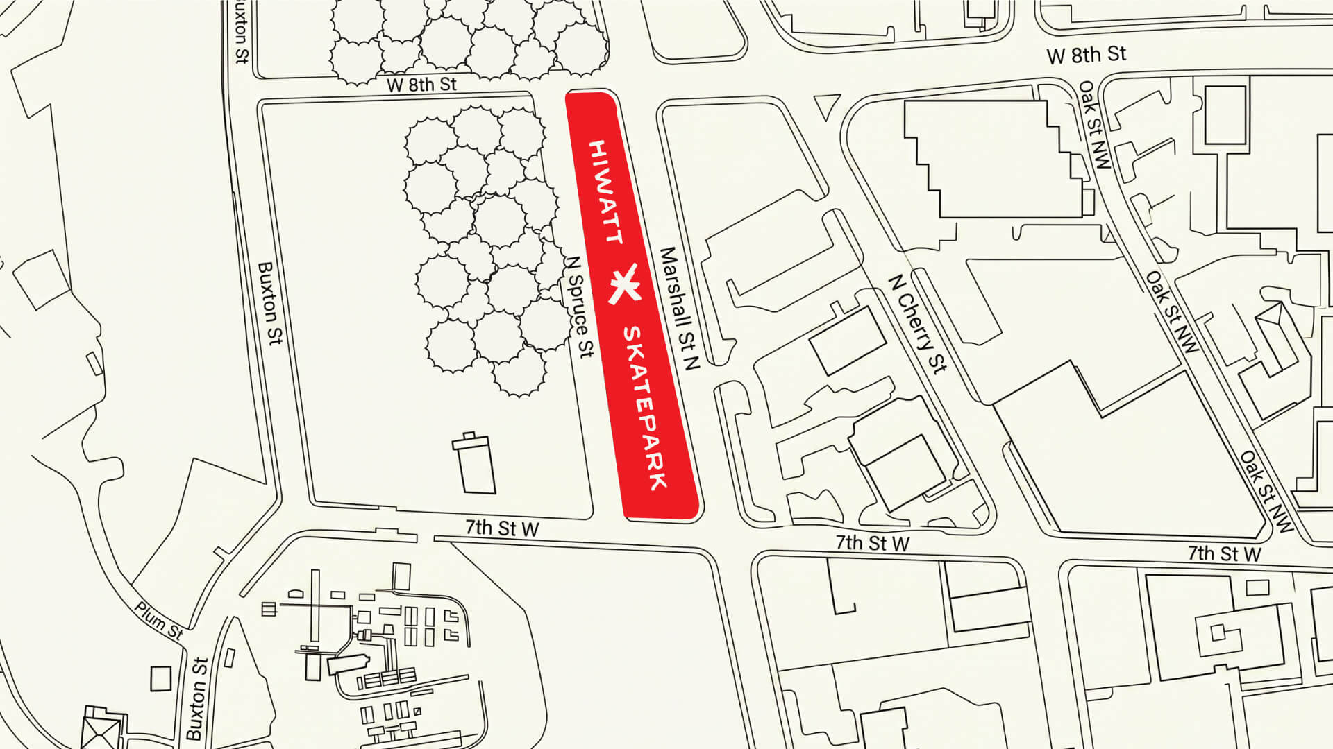 Hiwatt line map