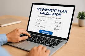Tax calculation worksheet and calculator