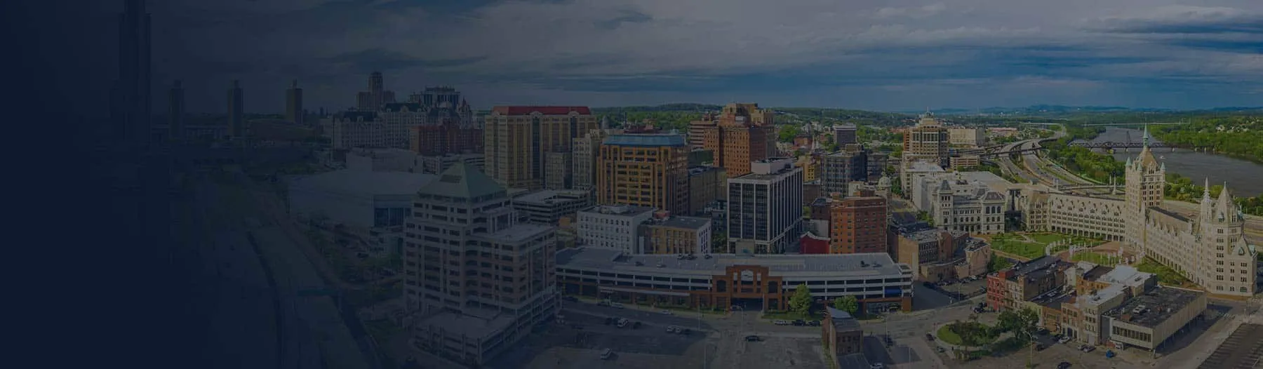 Albany, New York skyline banner