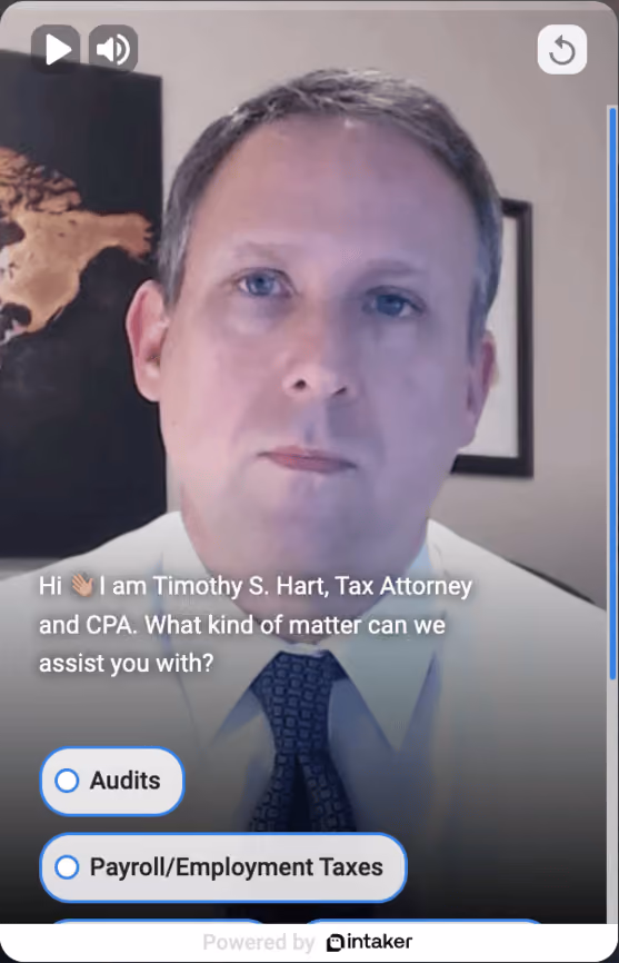 Timothy S. Hart Law Group consultation intake