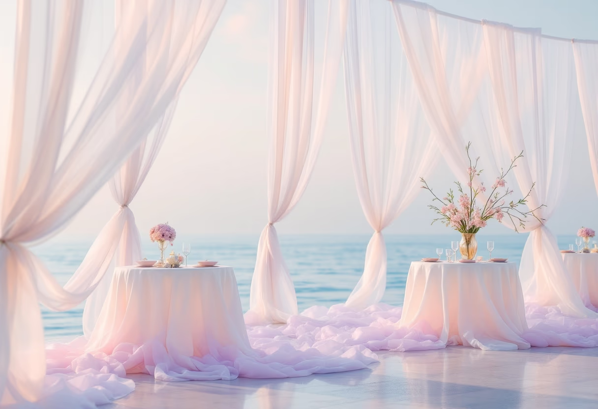 image of a beautifully set event (for an event planning service)